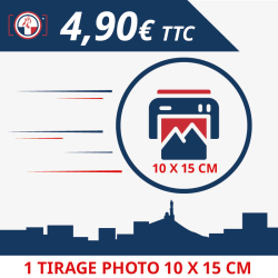 1 Tirage photo 15 x 20 cm